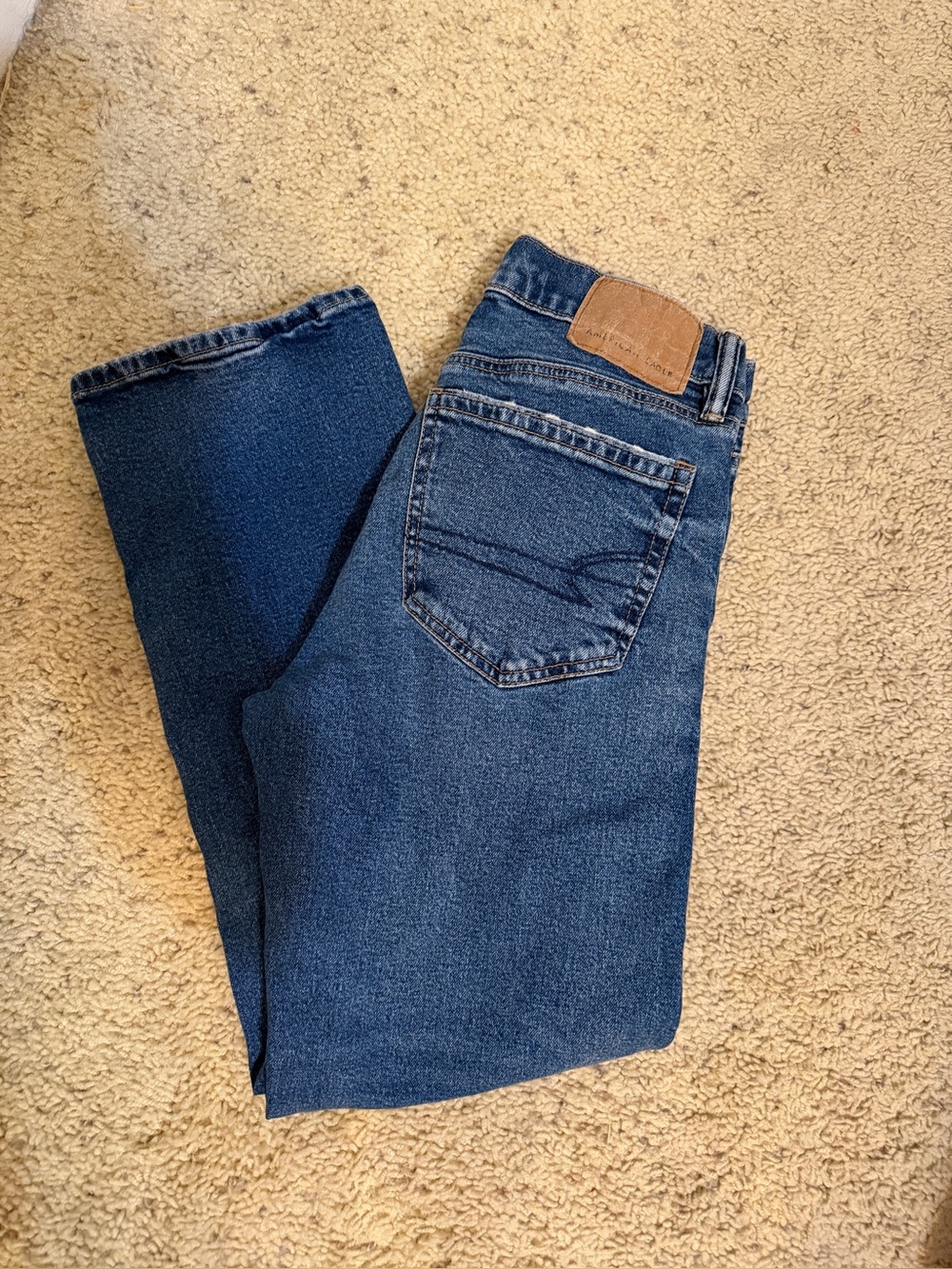 AE Strigid Ripped Low-Rise Ex-Boyfriend Jean Size 000 Short